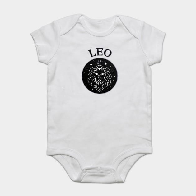 Leo Star Sign Zodiac Horoscope Cheeky Witch® Baby Bodysuit by Cheeky Witch